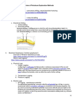 Overview of Petroleum Exploration Methods