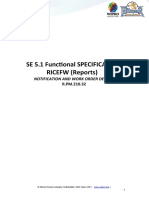 SE 5 1FUNCTIONAL SPECIFICATION R.PM.210.32 Notification and Work Order Detail