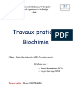 TP de Biochimie