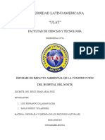 Informe de Impacto Ambiental