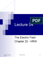 Week 2 - Electric Field