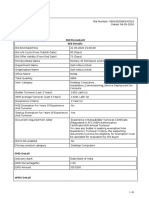 Bid Document Bid Details