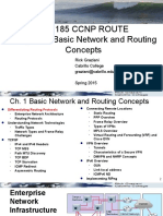 Cis 185 CCNP Route Chapter 1: Basic Network and Routing Concepts