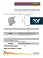 C-Purlin Data Sheet 3-3-2014