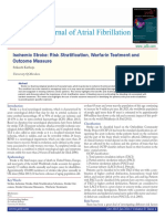 Ischemic Stroke: Risk Stratification, Warfarin Teatment and Outcome Measure