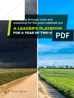 A Leader'S Playbook: For A Year of Two Halves