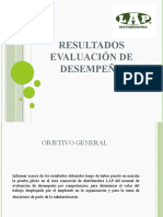 Informe Resultados Evaluación de Desempeño