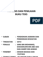 Analisis Dan Penilaian Buku Teks