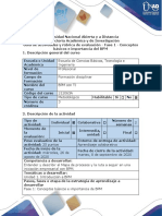 Guía de Actividades y Rúbrica de Evaluación - Fase 1 - Conceptos Básicos e Importancia Del BPM