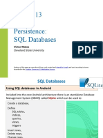 Android Chapter13 SQL Databases