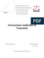 Asociaciones Sindicales en Venezuela