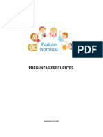 Preguntas Frecuentes Padrón Nominal Julio 2020