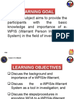 2.14 e-WPIS (E-Warrant)