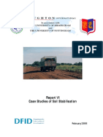 Report VI Report VI Report VI Report VI Case Studies of Soil Stabilisation Case Studies of Soil Stabilisation Case Studies of Soil Stabilisation Case Studies of Soil Stabilisation