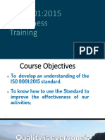 Awareness Iso 9001 2015 August 27 2020