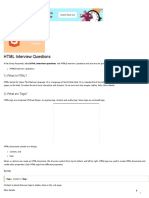 Top 44 HTML Interview Questions - HTML5 Interview Questions - Javatpoint
