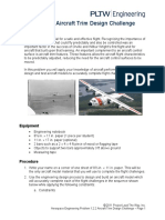 Problem 1.2.2 Aircraft Trim Design Challenge