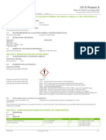 Gel Ultrasonido A - UT-X-Powder - Packet-A - Safety-Data-Sheet - Espanol PDF