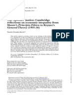 Daniela Donnini Maccio - The Apostles' Justice. Cambridge Reflections On Economic Inequality From Moore's Princiia To Keynes's General Theory