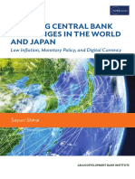 Adbi Growing Central Bank Challenges World Japan Low Inflation Monetary Policy Digital Currency