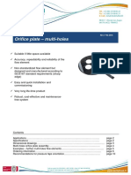 Orifice Plate - Multi-Holes: Datasheet