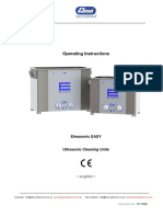 Operating Instructions Elmasonic EASY Series NZL AUS