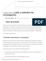 Tipos de Estudio y Métodos de Investigación - GestioPolis