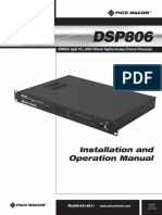 Installation and Operation Manual: 806Mhz Agile PLL Saw-Filtered Digital-Analog Channel Processor