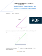 Práctica en GG de Números Irracionales