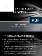 The Health Care Process: April T. Cajandig