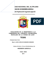 TESIS Evaluacion de La Resitencia A Compresion Del Concreto Con Material Reciclado en La Ciudad de Ilave