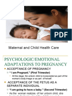 Maternal and Child Health Care