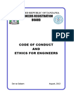 Engineers Registration Board: Code of Conduct AND Ethics For Engineers