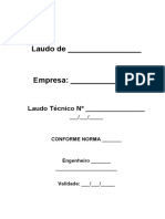 Laudo Técnico - Modelo