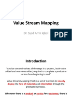 Value Stream Mapping: Dr. Syed Amir Iqbal