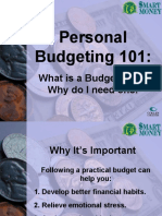 Personal Budgeting 101:: What Is A Budget and Why Do I Need One!