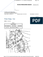 C15 & C18 Water Pump - Test