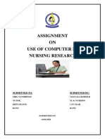 Assignment On Use of Computer