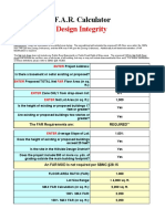 Design Integrity: F.A.R. Calculator