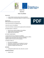 Lesson Plan Air Pollution - Chemistry