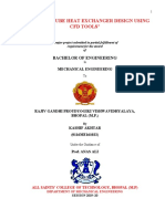 "Shell and Tube Heat Exchanger Design Using CFD Tools": Bachelor of Engineering