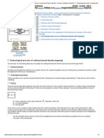 Manual Thread Cutting - Course - Technique For Manual Working of Materials. Trainees' Handbook of Lessons - 7