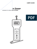 Digital Force Gauge: User Guide