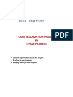 Cs 1.2 Case Study: Land Reclamation Project IN Uttar Pradesh