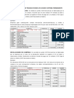 Contabilización Sistema de Inventario Permanente