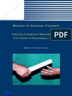 Markets For Business Transfers