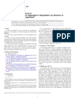 Resistance of Fine Aggregate To Degradation by Abrasion in The Micro-Deval Apparatus