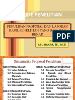 3.teknik Menyusun Proposal Dan Laporan Penelitian Yang Baik