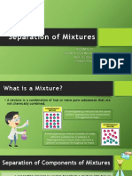 Separation of Mixtures