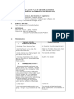 Detailed Lesson Plan in Tle